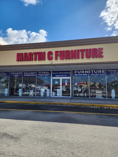 MartincFurniture showroom floor in Fort Myers, FL